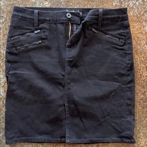 Lucky Brand Black Jean Skirt 29